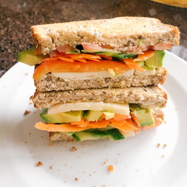 Easy Veggie Loaded Sandwich