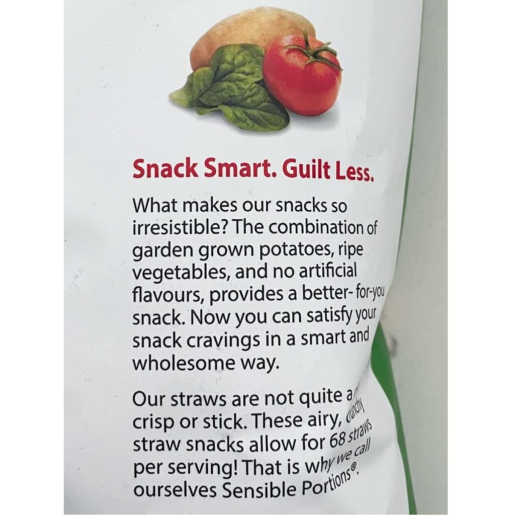 Veggie Straws Product Description