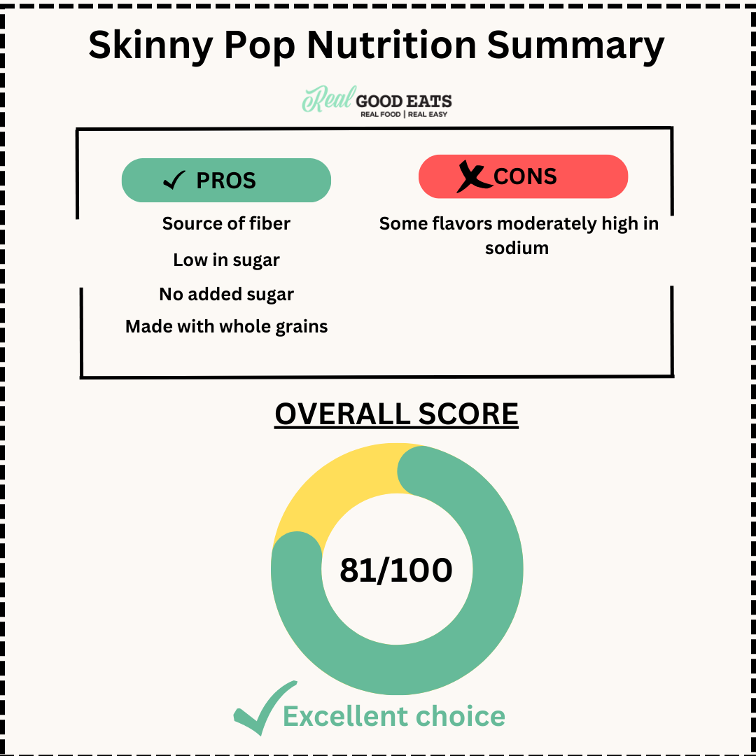 Is Skinny Pop Healthy? Dietitian Review