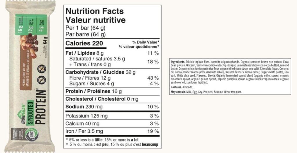 Best protein bars - sprouted protein