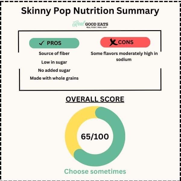 Is Skinny Pop Healthy? Dietitian review